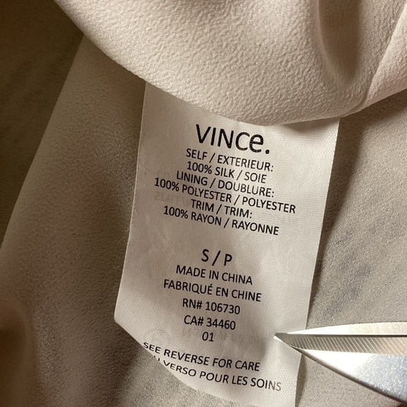 Vince Silk Jacquard Sleeveless Dress - Picture 12 of 14